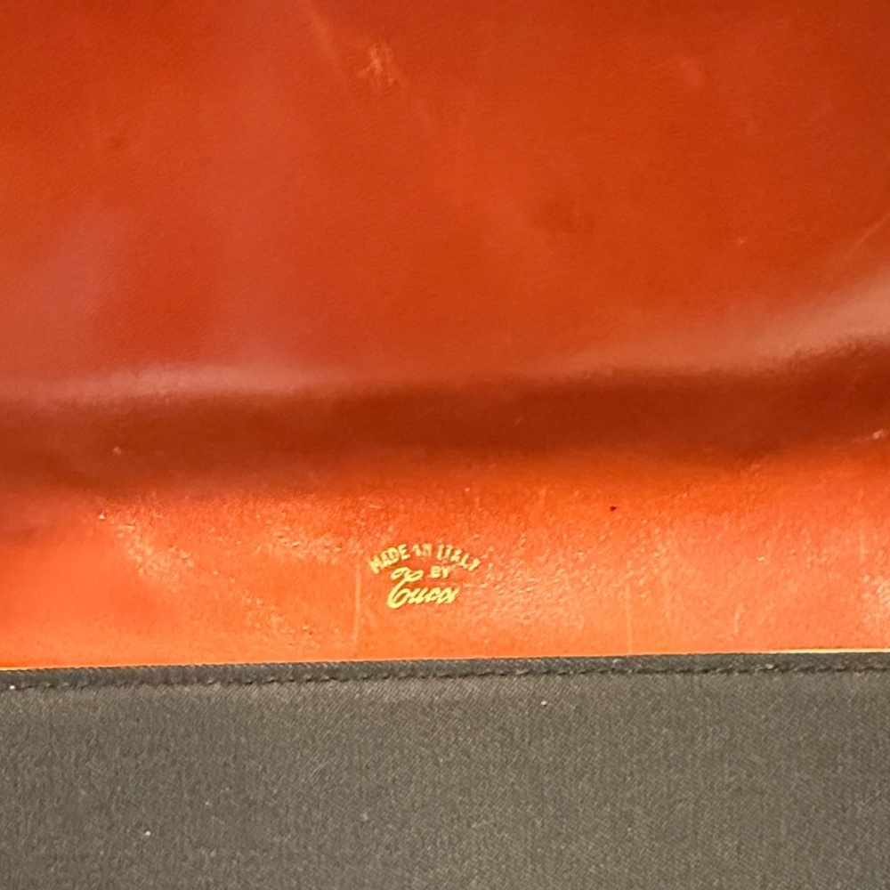 Gucci Vintage Rare Black and Tan Shoulder Bag - Picture 3 of 9